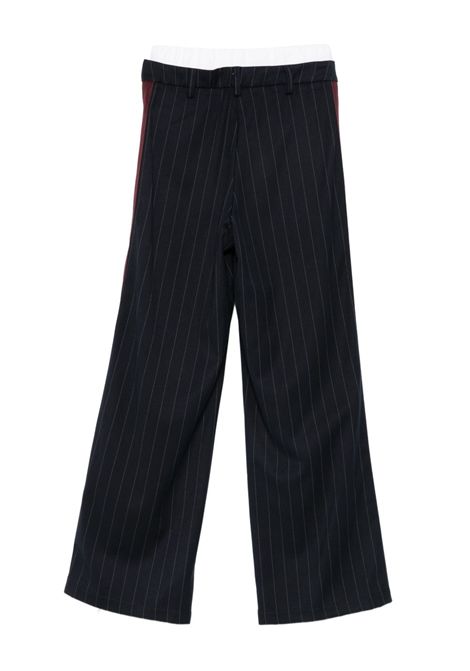 Pantalone rigato Lù-Lù BY MISS GRANT | LL4066BLU
